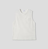 Rivet Pocket Ribbed Sleeveless