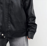 Becia Collar Leather Jacket