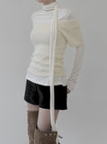 Tsumu Fur Knit Off-Shoulder