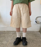 [unisex] Melco Banding Carpender Washing Bermuda Cotton Pants