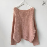 Noah Alpaca Wool Boat Neck Loose Fit Knit