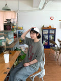 Hyobbit Printing Over Short Sleeve Tee