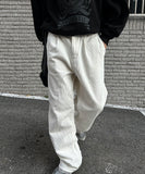 Corduroy Black & White Cotton Pants