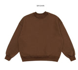 Brushed Half Neck Overfit Sweatshirt