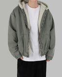 Fleece Dyed Hooded Jumper
