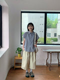 [unisex] Migelli Pintuck Banding Bermuda Pants