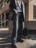 Chio washing wide denim pants