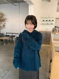 [unisex] Coniten Stripe Over Hood Long Sleeve Tee