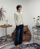 Haraine Waffle Crop Hoodie