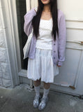 Buro Frill Banding Balloon Midi Skirt