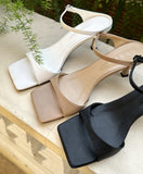 Yuloa Square Strap Mule Shoes