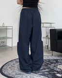 S Nylon Patch Color Matching Pants
