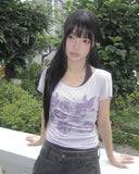 Cheritz Flower Short Sleeve T-shirt