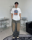 Taran Washing Balloon Denim Pants
