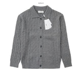 Cable Washable Collar Cardigan