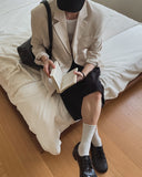 L'Obrey Single Linen Blazer