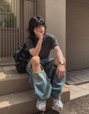 Recluse Funky Damage Balloon Denim Pants