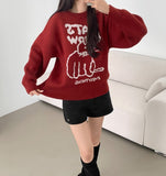 Banding Pendant Wool Blend Thick Knit Fall Shorts