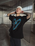Bullet heart rabbit short sleeve T-shirt