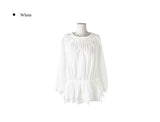 Blon Shirring Mini Blouse One Piece