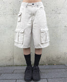 Tui Vintage Wide Big Cargo Bermuda Pants