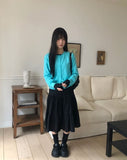 Mihen Round Wool Knit Cardigan