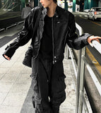 Deep Black Knit Jacket + Silver Winter Jacket