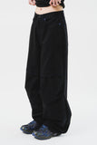 (W) Blues Parachute Pants