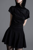 Flared Knit Skirt