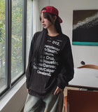 Oz Lettering Loose-Fit Long Sleeve