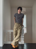 Snug slim ribbed short sleeves