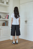Animal Stitch Bermuda Denim Pants