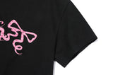 Snake Ribbon Crop Short Sleeve Tee