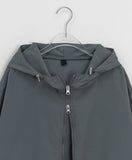 [unisex] Alvin Two-Way Hood Windbreaker