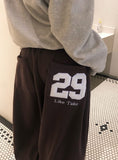 [Brushed] Joan 29 Patch Embroidered Pintuck Balloon Wide Pants
