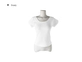 Danley Lip Neck One-Shoulder Raglan Short Sleeve T-Shirt
