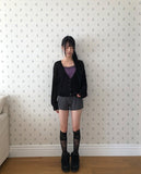 Zelle Deep V-Neck Cardigan