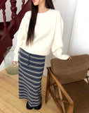 Duty round long-sleeved knit