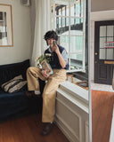 Winster low pocket cotton pants