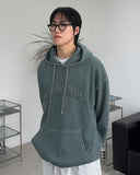 Depun Embroidered Pigment Hoodie