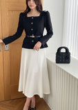 Elina Span Flare Long Skirt