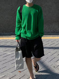 Linen Blend Semi Overfit Knit