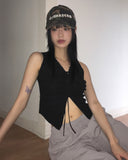 Dyoka Diagonal Track Nylon 2Way Wide Pants