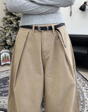 Pelo Adjust Pintuck Cotton Pants