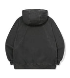 Indie Embroidered Snap Pigment Hoodie