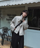 Leon cropped trench jacket