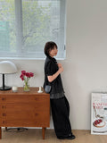 Euron Layered Dot Skirt Pants