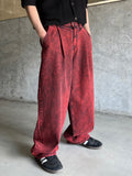 Crazy Dying Red Denim