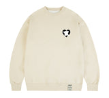 [UNISEX]Bear Heart Back Printing Sweatshirt