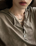 Slave Henley Neck T-shirt